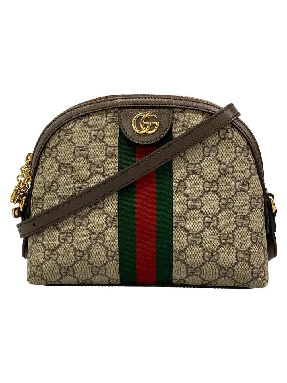 Gucci Ophidia Beige Dark Brown Pvc #363374G94B
